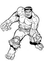 kolorowanki Hulk nr  17